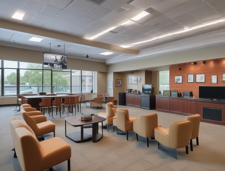 A spacious communal area in the community.