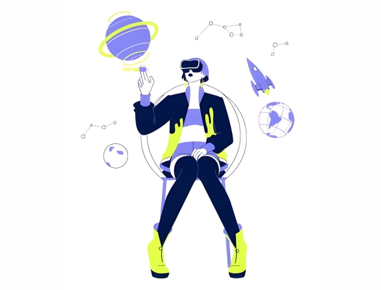 a man in a suit and tie is juggling around a globe