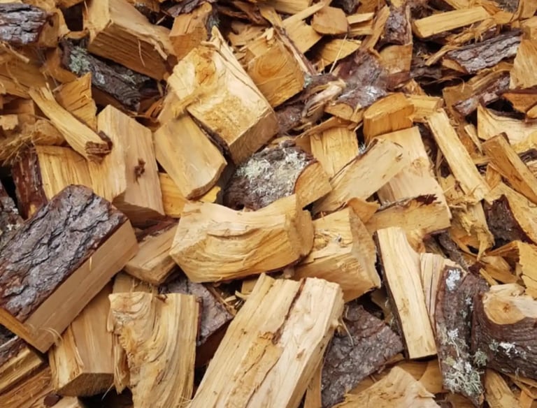 Images of Pine Firewood in a pile