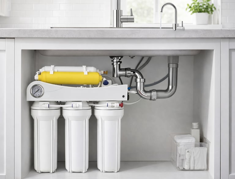under-sink water filtration system
