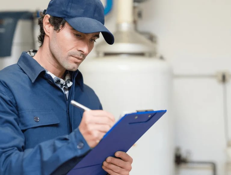 Initial visit of water treatment installation