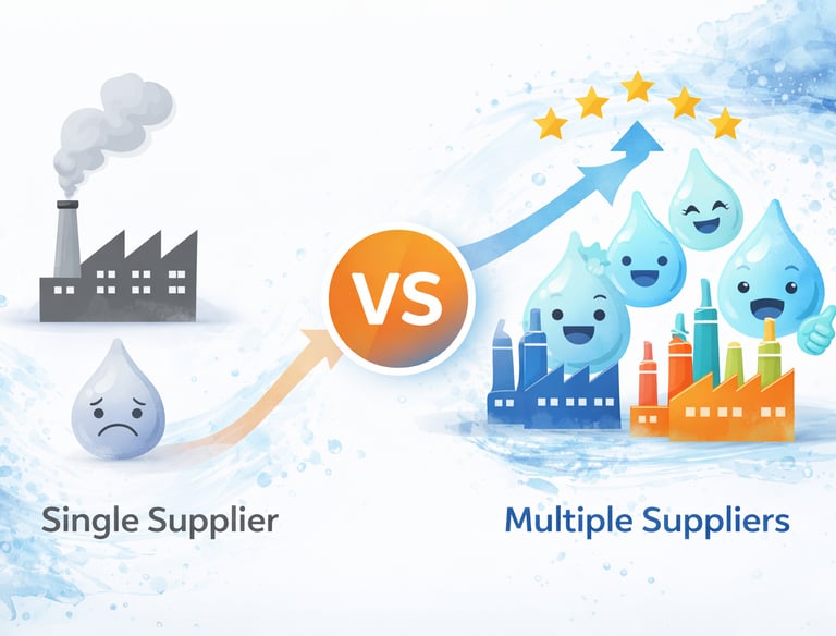 advantages of multiple suppliers