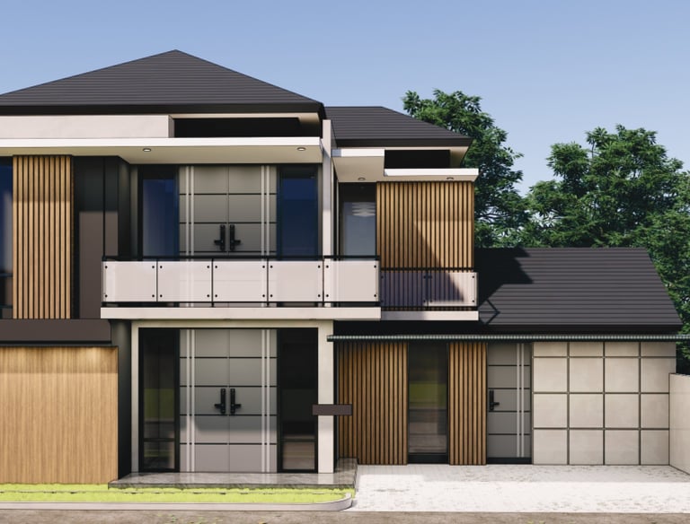 desain rumah tinggal raga architect