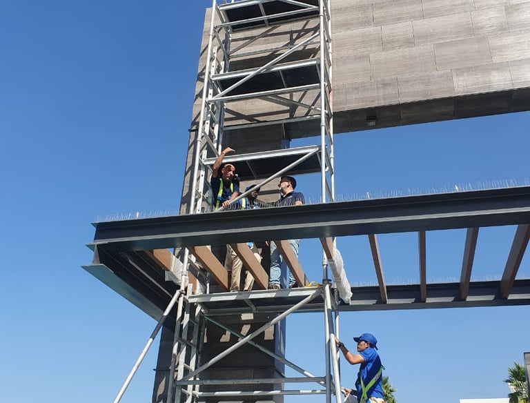 scaffolding tubes