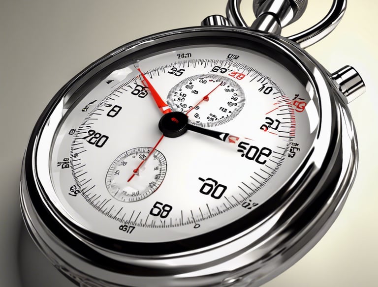 un chronomètre indiquant une souscription rapide