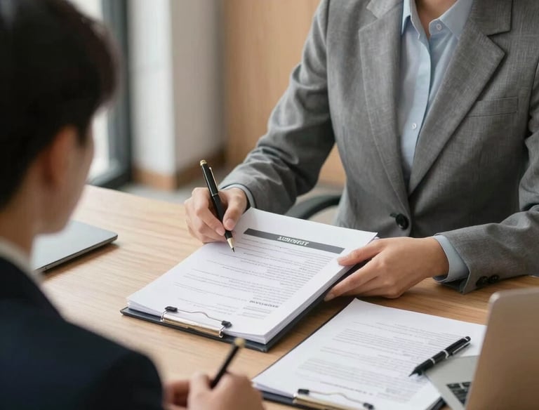 Modern icon representing home financing with a house and currency symbols.