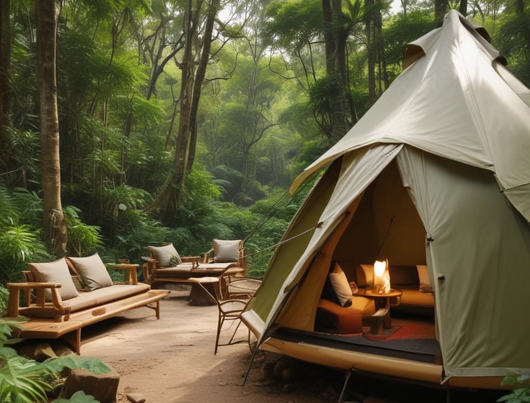 A cozy hotel room with a large bed and window.