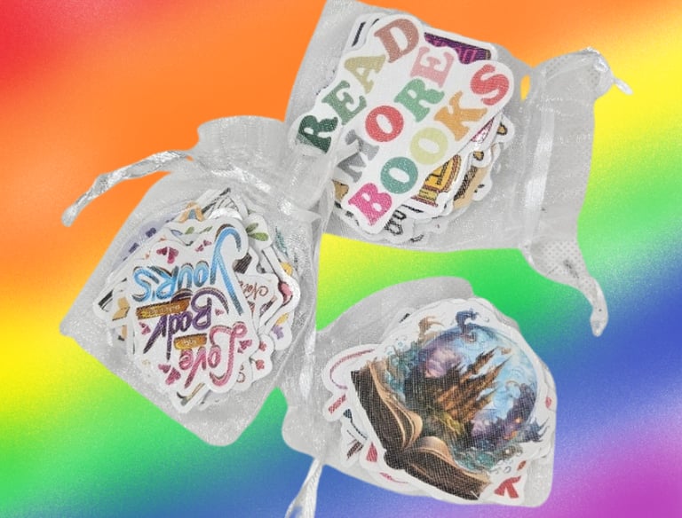 bags of stickers