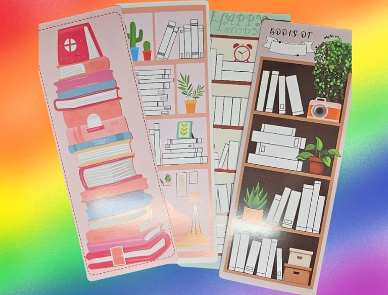 large paper bookmarks