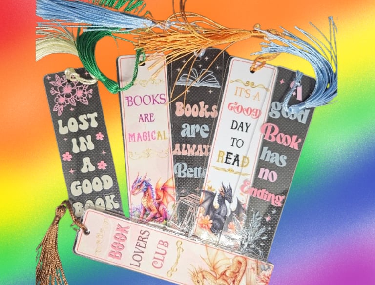 Acrylic bookmarks