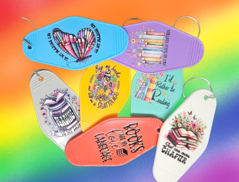 Hotel style keychains