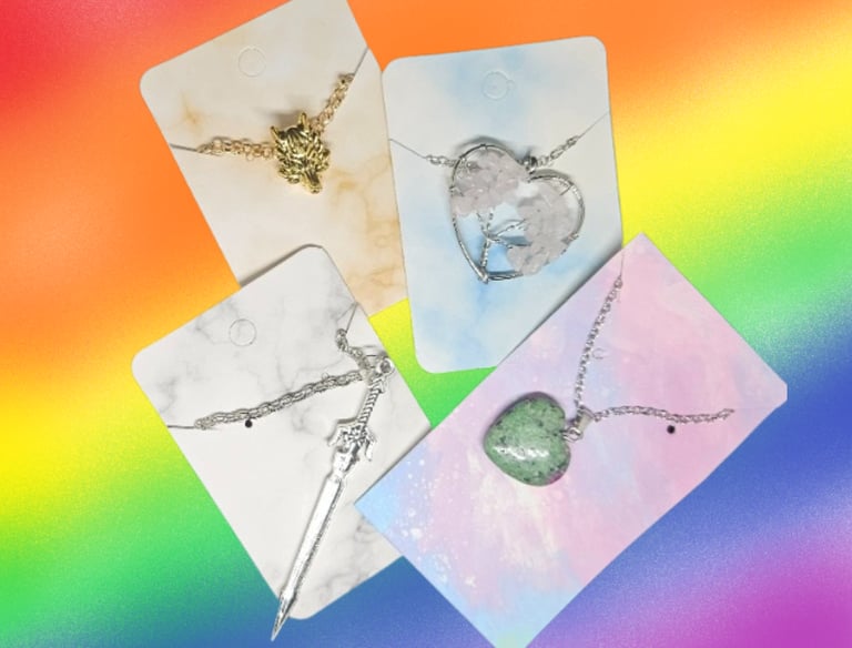 Various necklaces