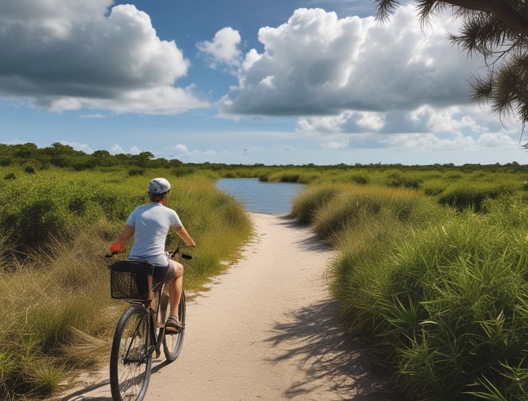 A vibrant storefront on a sunny Charlotte County street with welcoming signage.