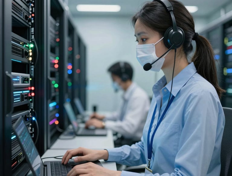 Secure cloud infrastructure with multiple backup systems ensuring high availability.