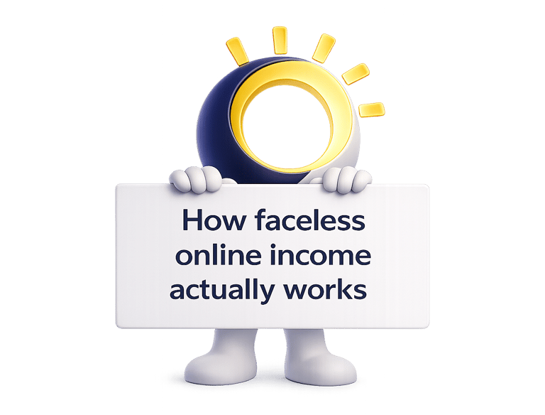 character representing faceless business systems