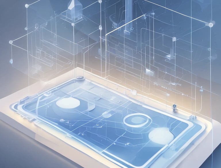 A team collaborating around a whiteboard filled with software architecture diagrams.