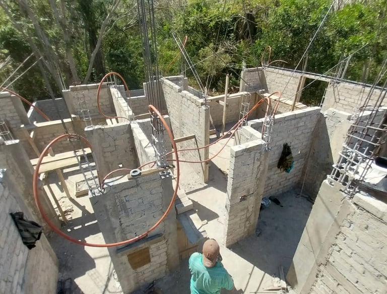 construccion de casa completa en area verde