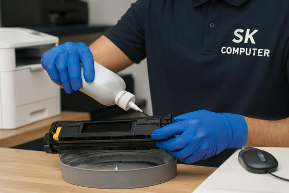 SK Computer Toner Cartridge Refilling Service for Laser Printers in Greater Noida
