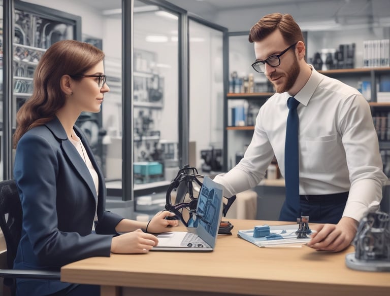 A variety of custom 3D printed toys displayed.