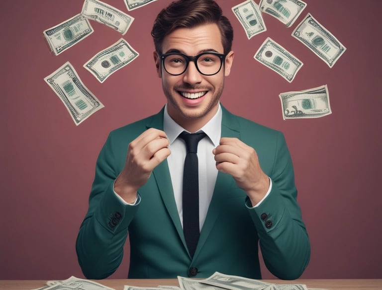 A close-up of a person analyzing financial charts on a laptop screen.