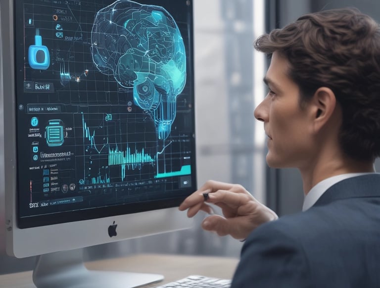 A financial advisor discussing plans with a client over documents.