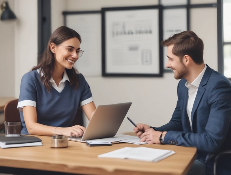 A digital interface showing AI-assisted investment analytics.
