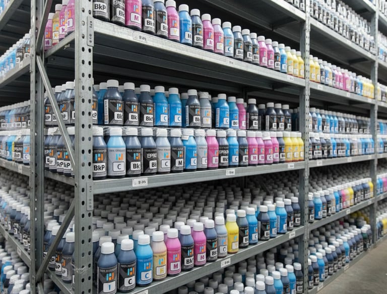 Estanterías con stock de productos