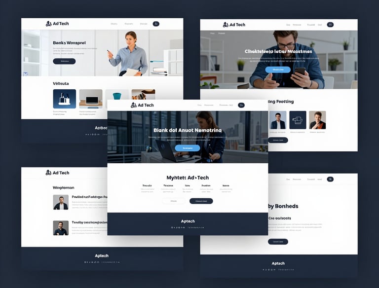 A sleek modern laptop displaying a vibrant e-commerce website homepage.