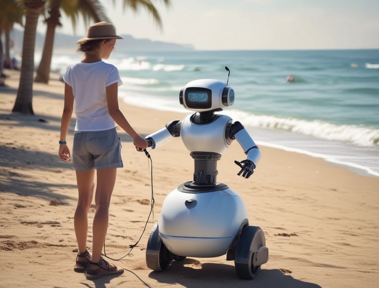 A sleek dashboard displaying AI-powered analytics and insights.