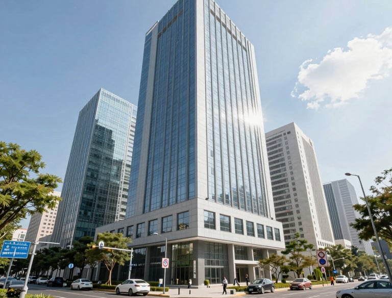 A modern commercial building representing real estate financing opportunities.