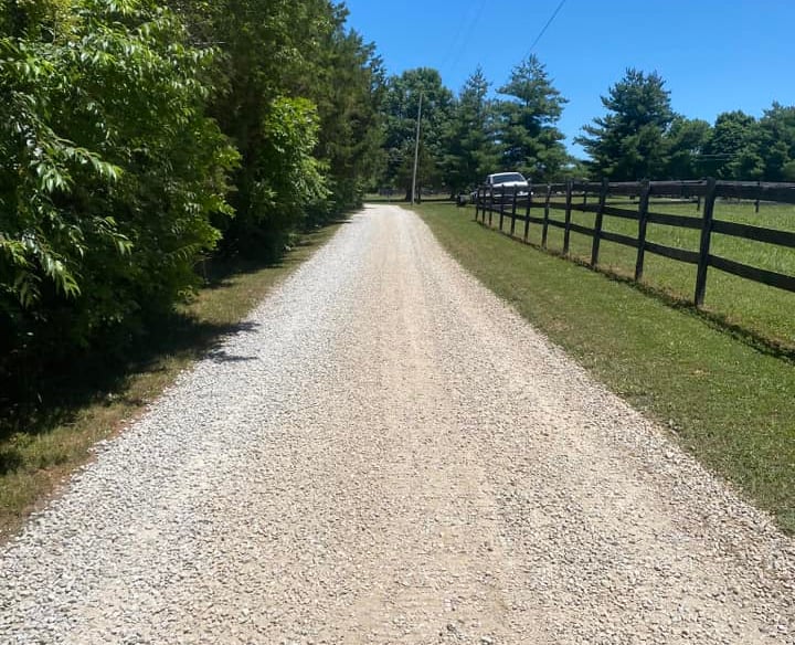 Property improvement through grading and excavation