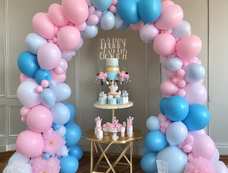 A joyful family celebrating a birthday party with plates of grilled food.