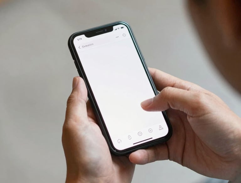 A sleek smartphone displaying a variety of affordable wireless plans on screen.