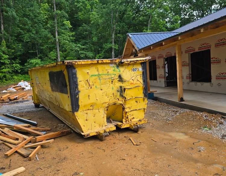 dumpster for contractor job site Sweetwater TN
