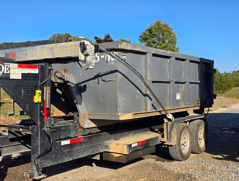 dumpster delivery service Sweetwater TN Trailer Trash LLC