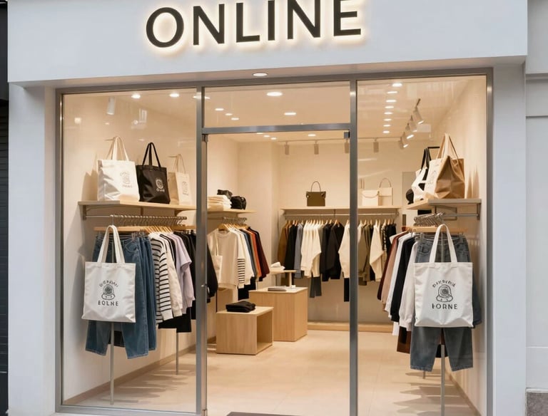 a man riding a skateboard down a street next to tall buildings