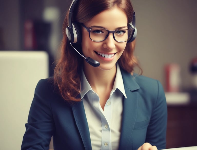 Professional driver handing over a package to a business client.