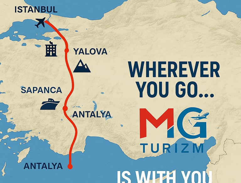 MG Turizm luxury travel brand story and destinations across Turkey
