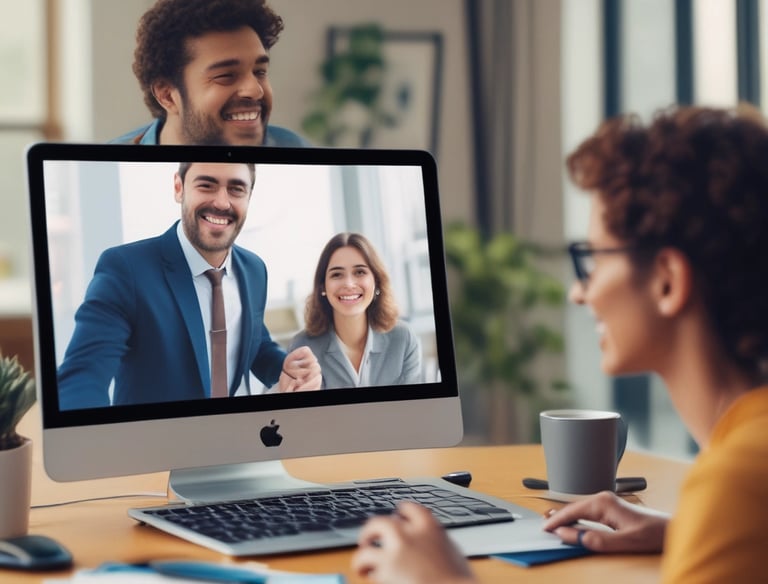A friendly meeting between a consultant and a small business owner reviewing financial charts.