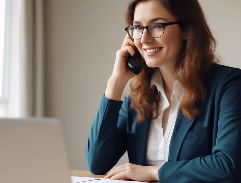A warm, inviting room where a parent and consultant gently discuss sleep routines.
