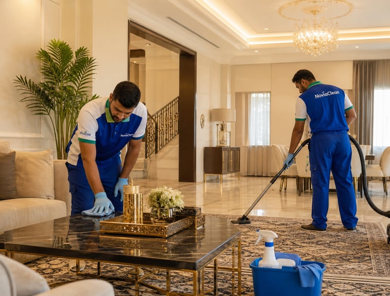 تنظيف فلل وشقق في جدة – NoviaClean – تنظيف شامل مع تعقيم عند الطلب