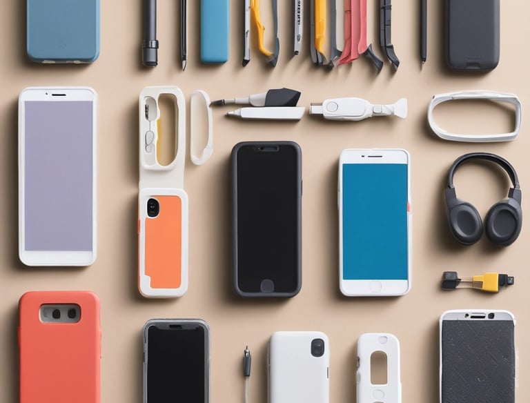 A display of various latest smartphones available for sale in a modern store.