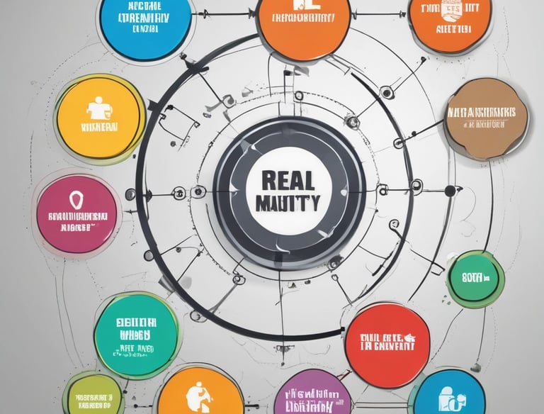 Clean abstract graphic representing agile maturity levels with subtle blue and gray tones.