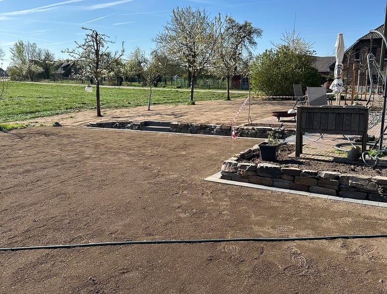 Erschaffung-Gartenanlage