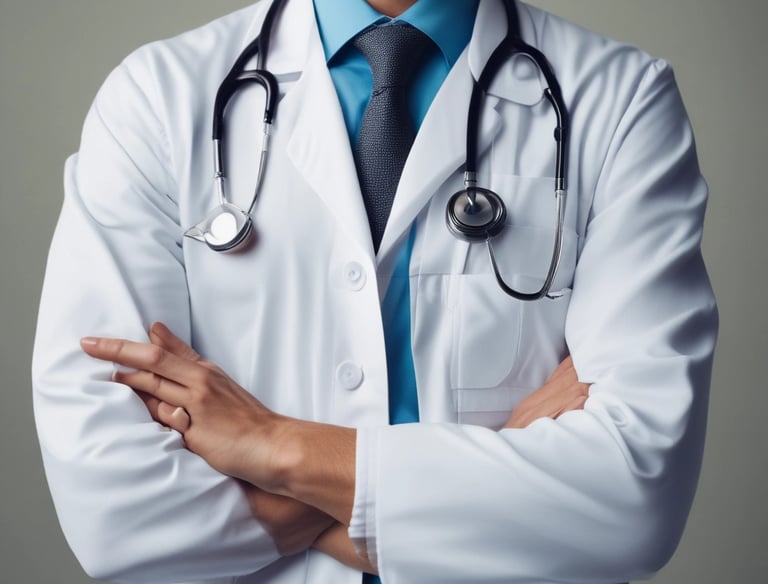 A professional shaking hands with a client in an office setting.