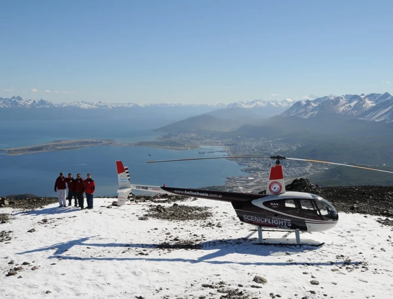 helicóptero en ushuaia