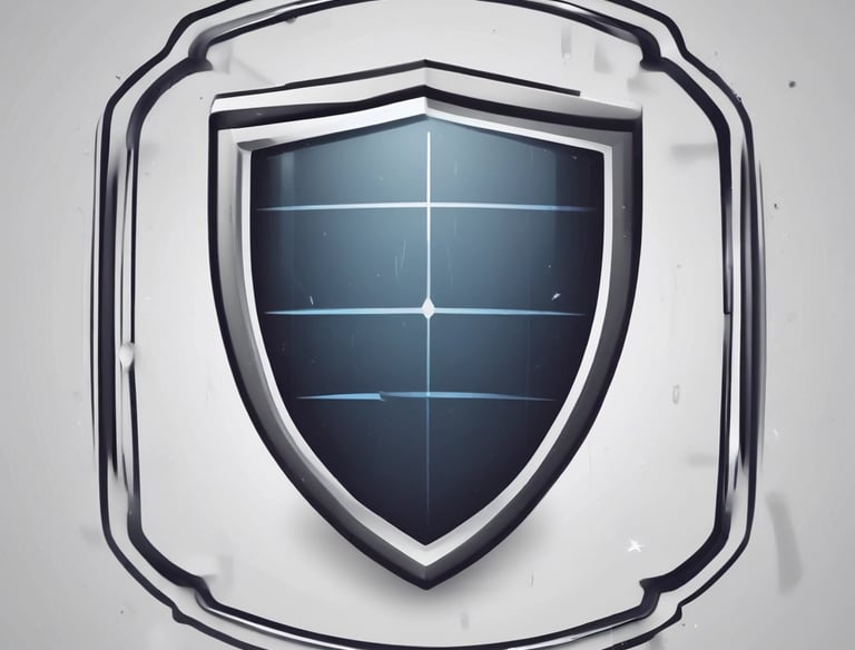 A laptop screen showing active antivirus software scanning for threats.