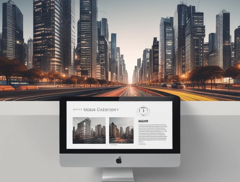 A vibrant, colorful template showcasing a lively online store with bold fonts and dynamic layouts.