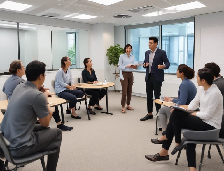 A serene setting with a person meditating, symbolizing inner power.