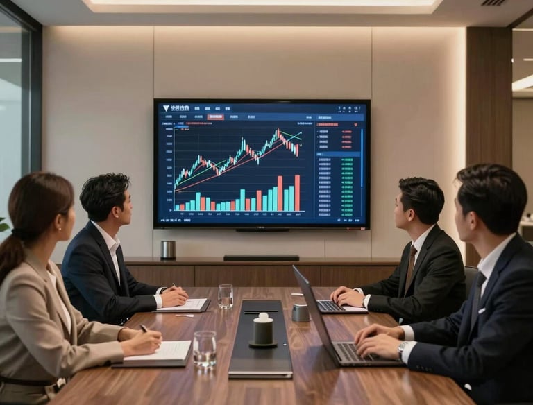 Elegant modern home exterior with warm lighting at dusk.